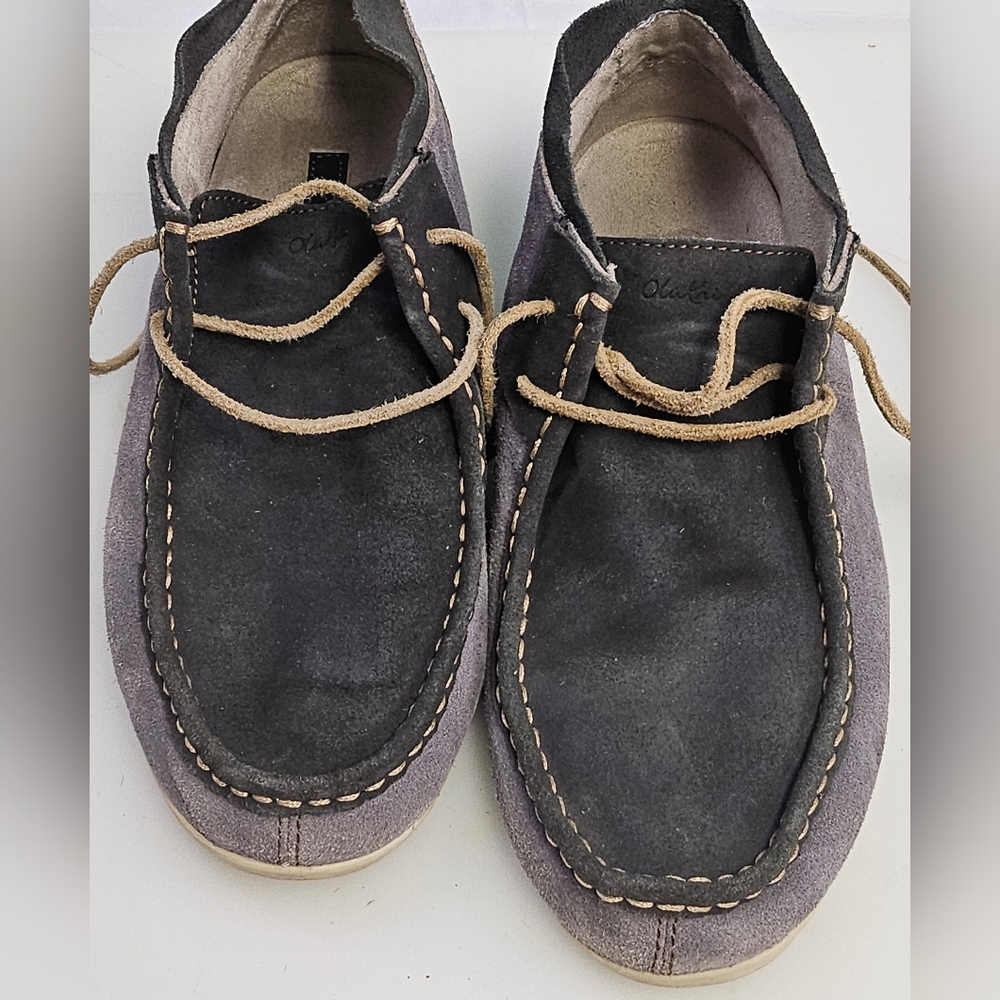 Olukai Poko Suede Chukka Shoes Chelsea Boots‎ Gray 20233-9C9C Women's Size 10